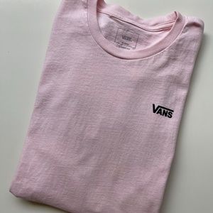 VANS Pink Short Sleeve T-Shirt - XL